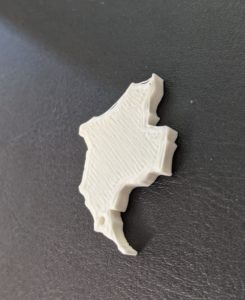 Colombia 3d Print